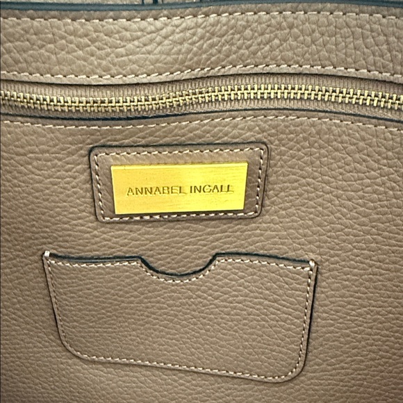 Annabel Ingall Leather Tote, Color Zinc - Picture 3 of 4